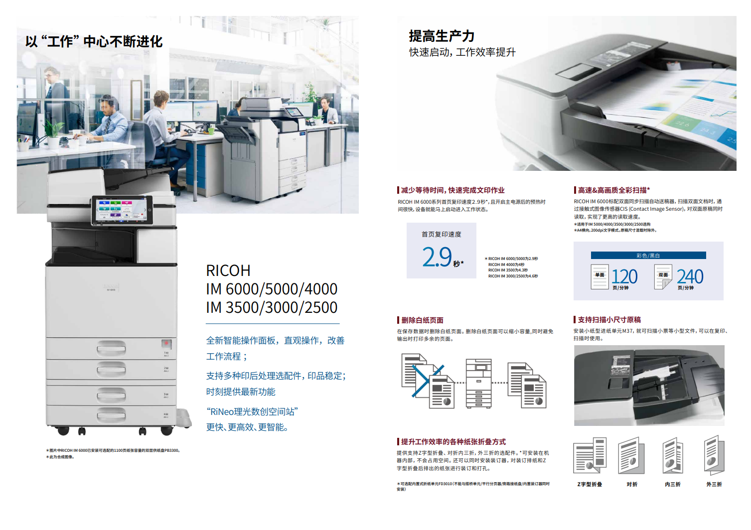 理光IM3000黑白數(shù)碼復(fù)合機(jī)